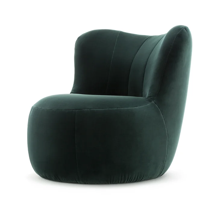freistil - 173 Sessel, Velour tannengrün (6084)