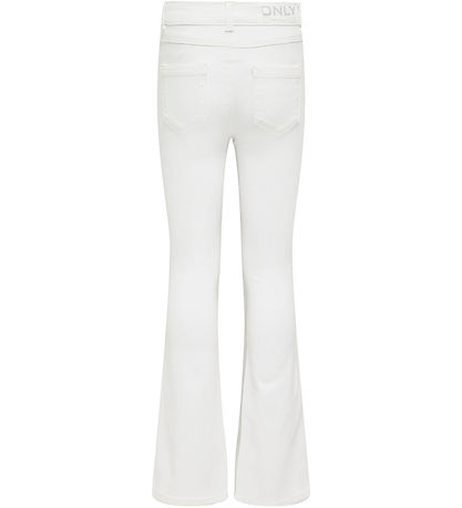 Kids Only Jeans - Noos - KogRoyal FlaRød - Hvid
