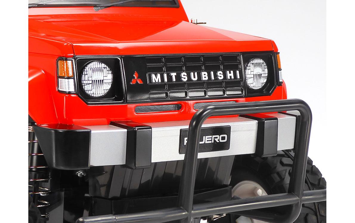 Monster Truck Mitsubishi Pajero CW-01 Bausatz, 1:10<br>2WD Off-Road Modell mit 1982 Mitsubishi Pajero Karosserie