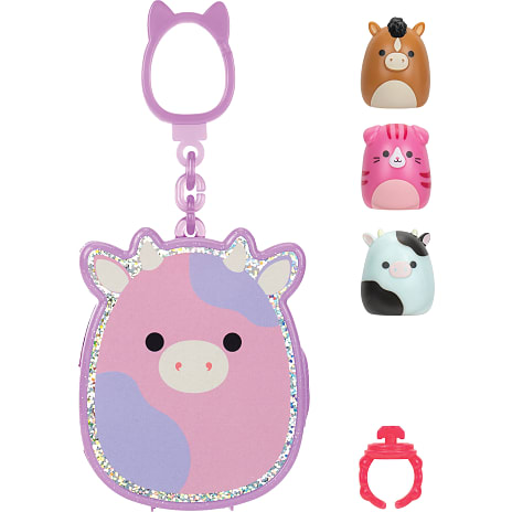Squish-a-longs Squishmallows nøglering 2,5 cm 3-pak – flere varianter – assorteret