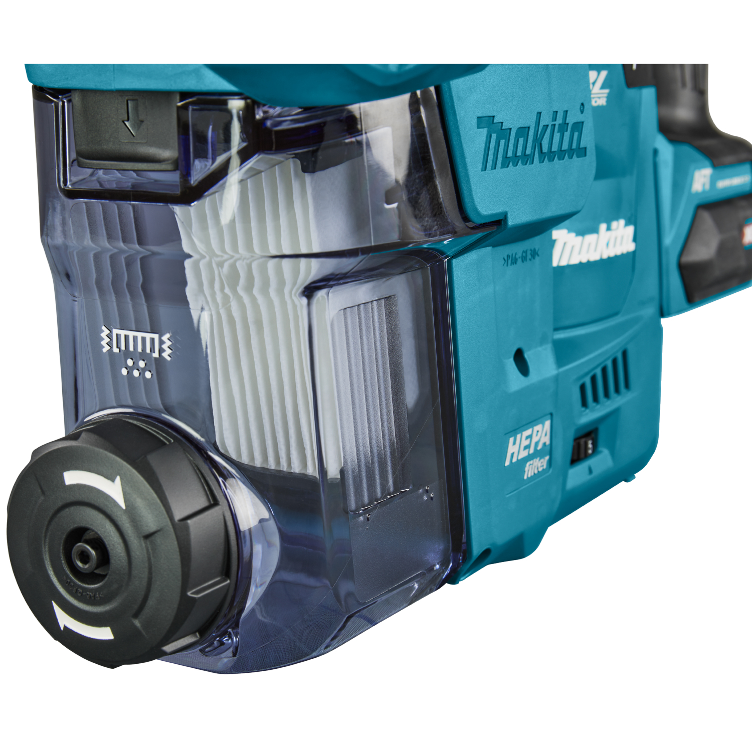 Makita HR009GZ02 XGT 40V Max Combihamer body met stofafzuiging in kunststof koffer - 3,9 J