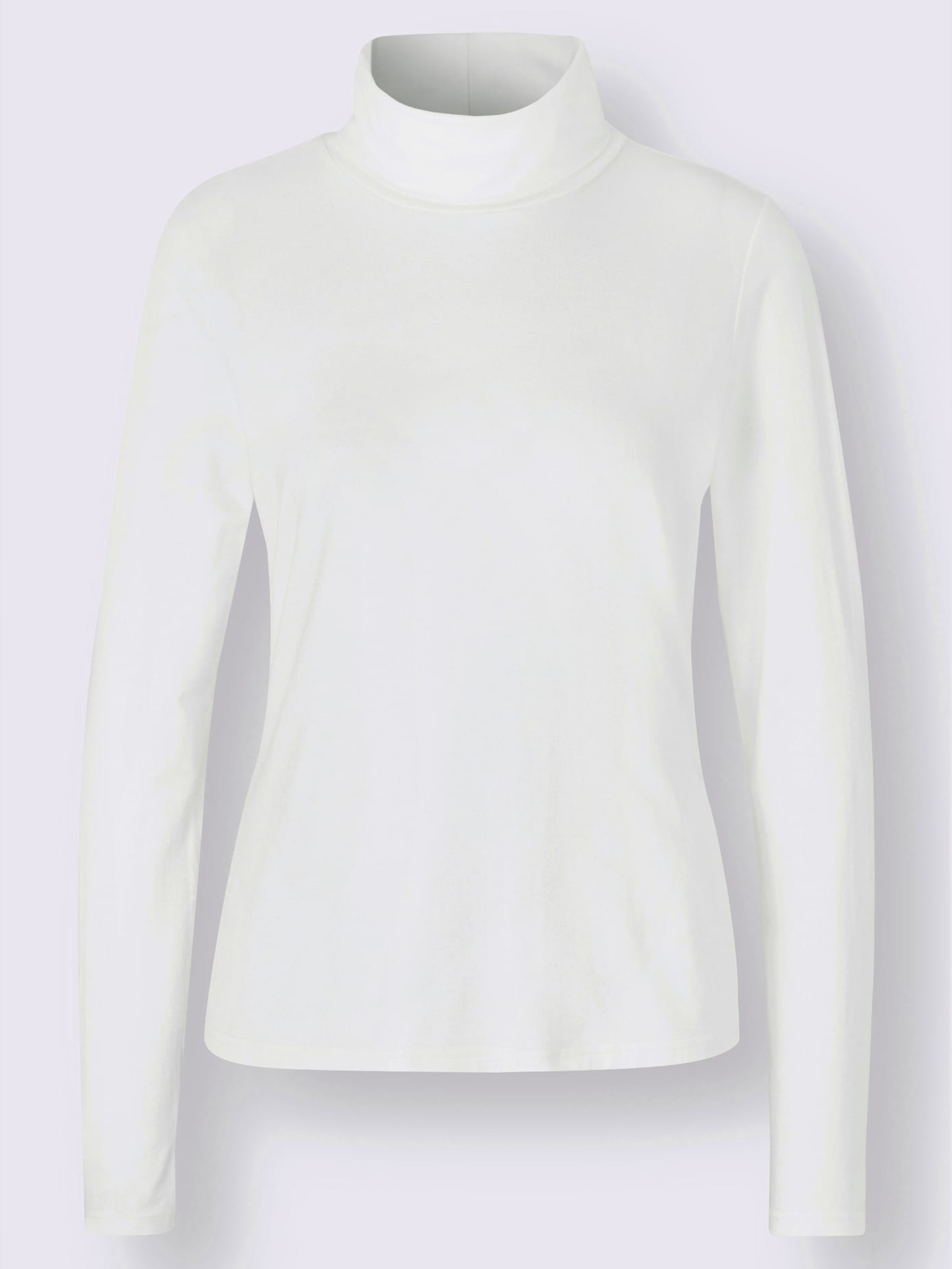 T-shirt à col roulé viscose