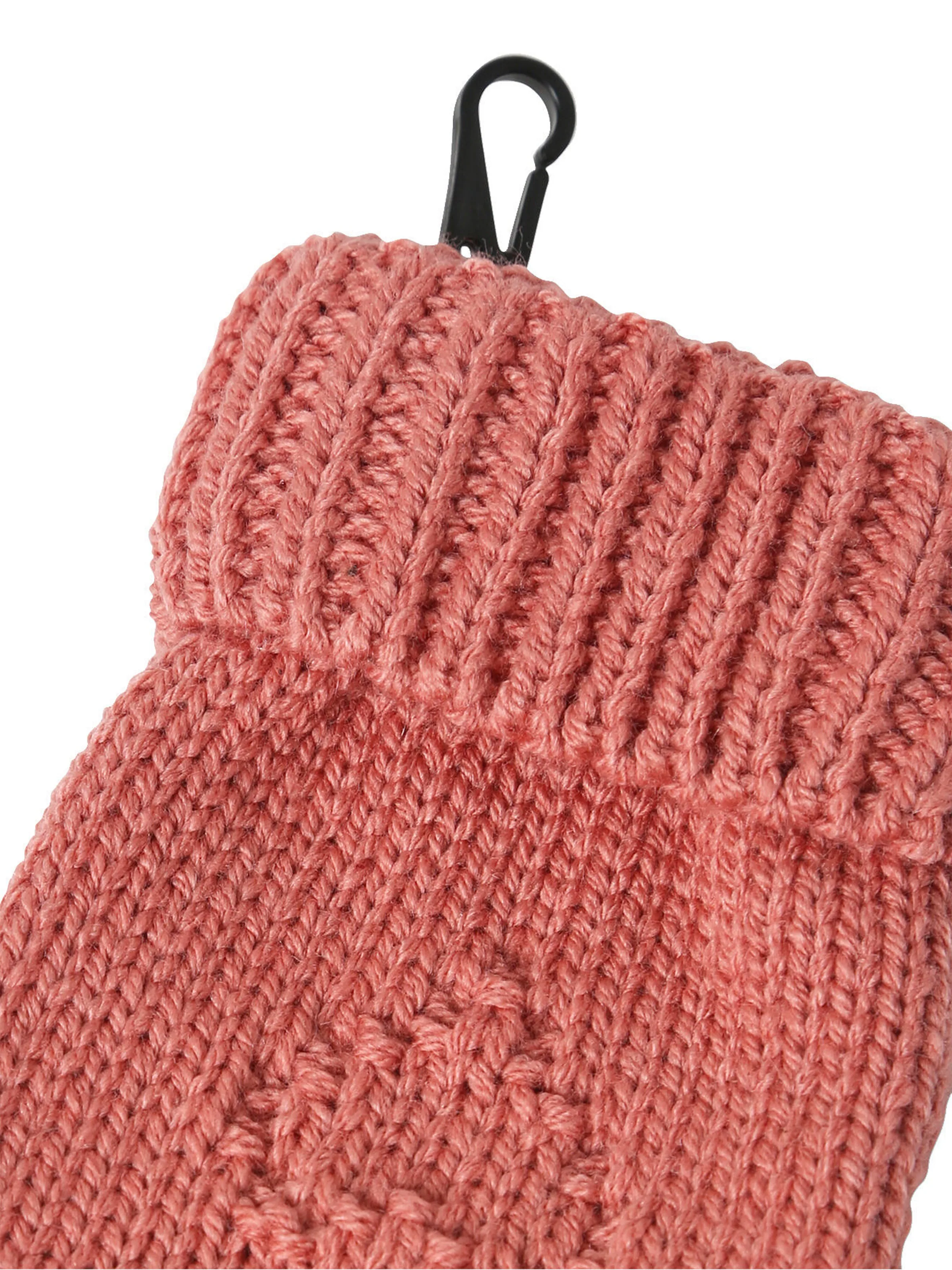 Vertbaudet Mädchen Baby-Set: Mütze, Rundschal & Fäustlinge altrosa