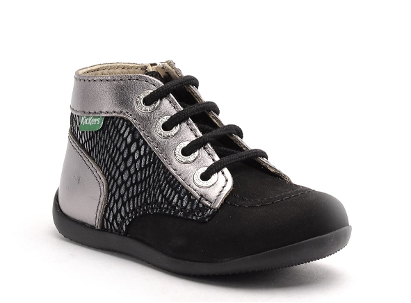 Kickers boots bottine bebe bonzip marine noir