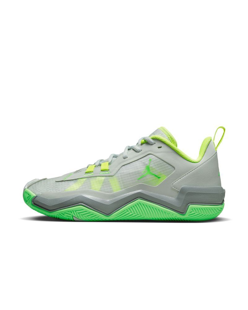 Chaussures de basket Nike Jordan One Take 4 Gris & Vert pour homme