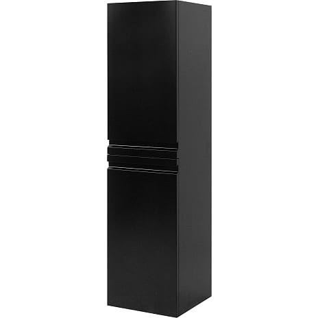 Sydney højskab 139 cm - mat sort