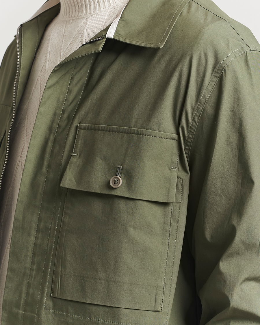 Valstar Cotton Poplin Shirt Jacket Green