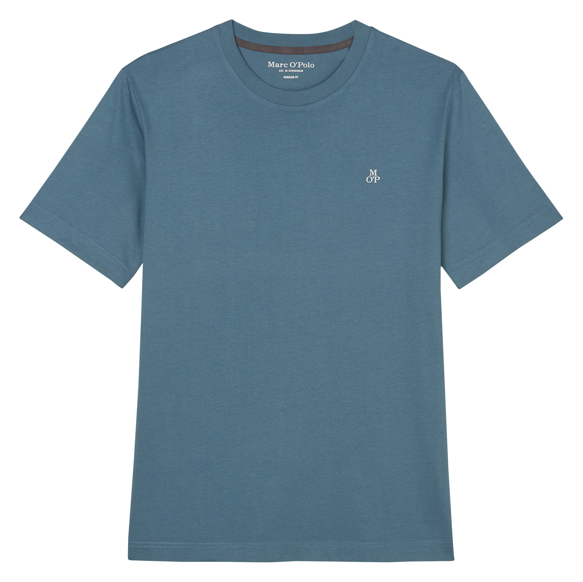 Tee-shirt droit en coton | Bleu
