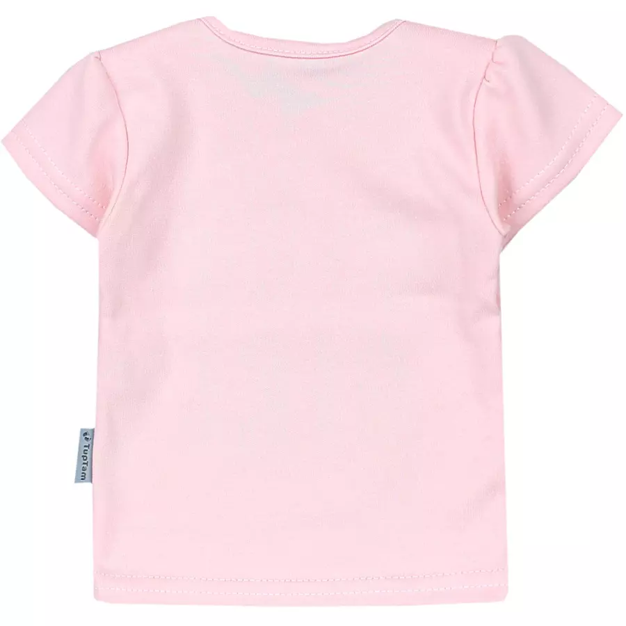 TupTam Baby Mädchen Kurzarm T-Shirt 5er Set gelbgrau
