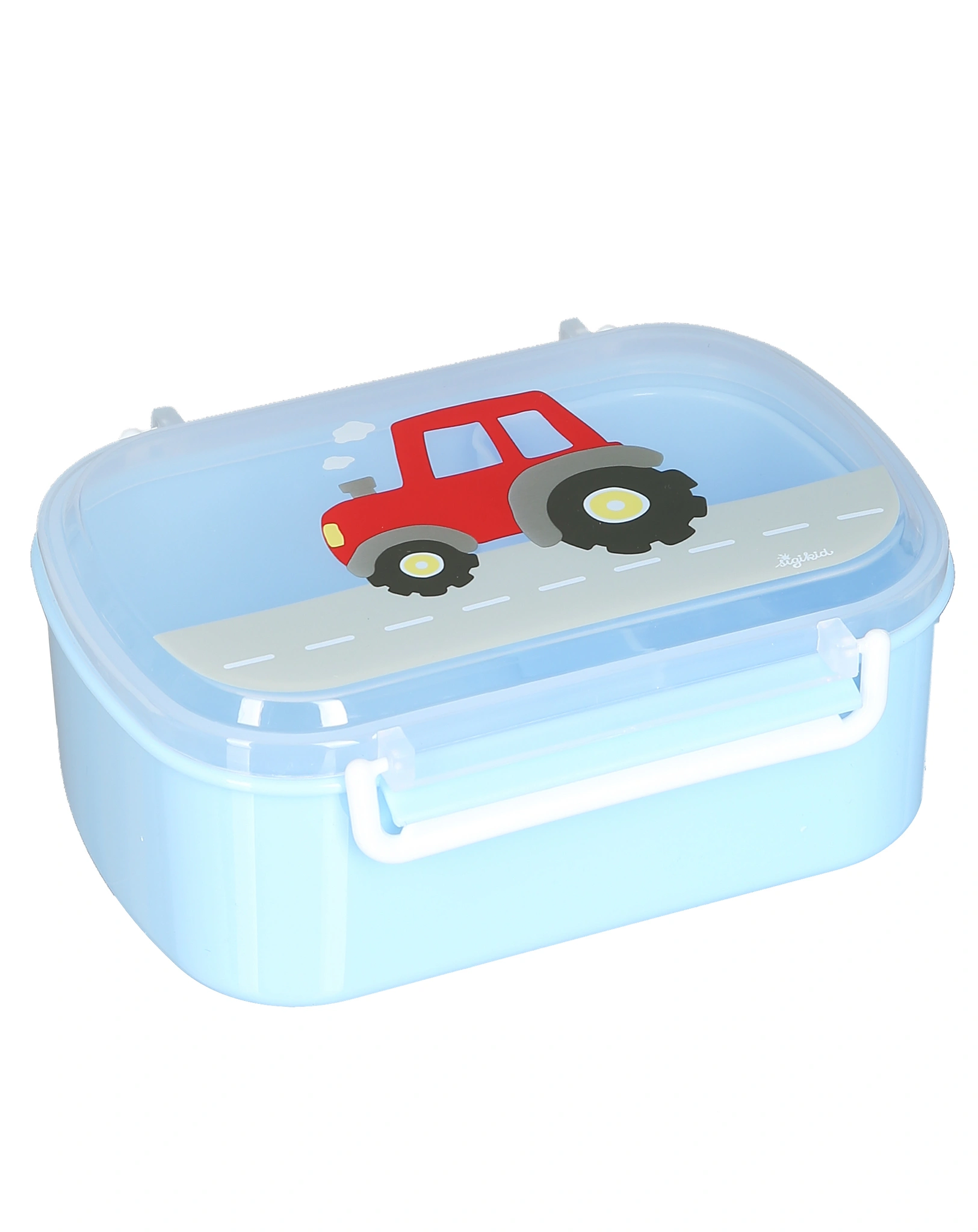 Brotdose TRAKTOR in hellblau