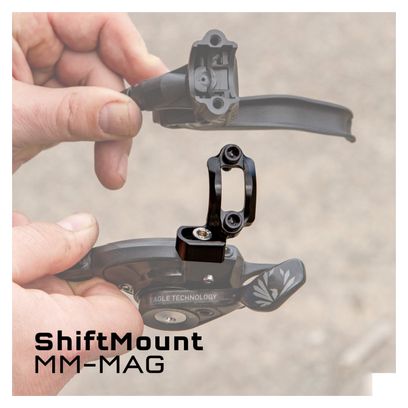 Collier Wolf Tooth ShiftMount MM-MAG pour Commande de Vitesse Sram MatchMaker et Frein Magura