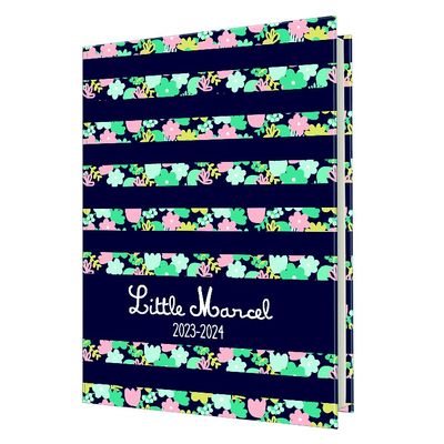 Agenda Little Marcel - 1 jour par page - 12,5 x 17,5 cm - marine - Oberthur