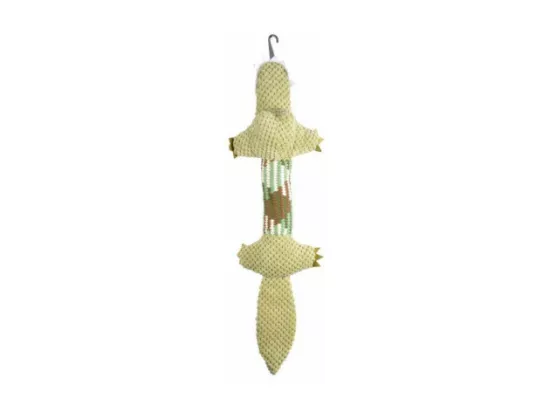Jouet peluche crocodile sonore - Vert - L 50 cm
