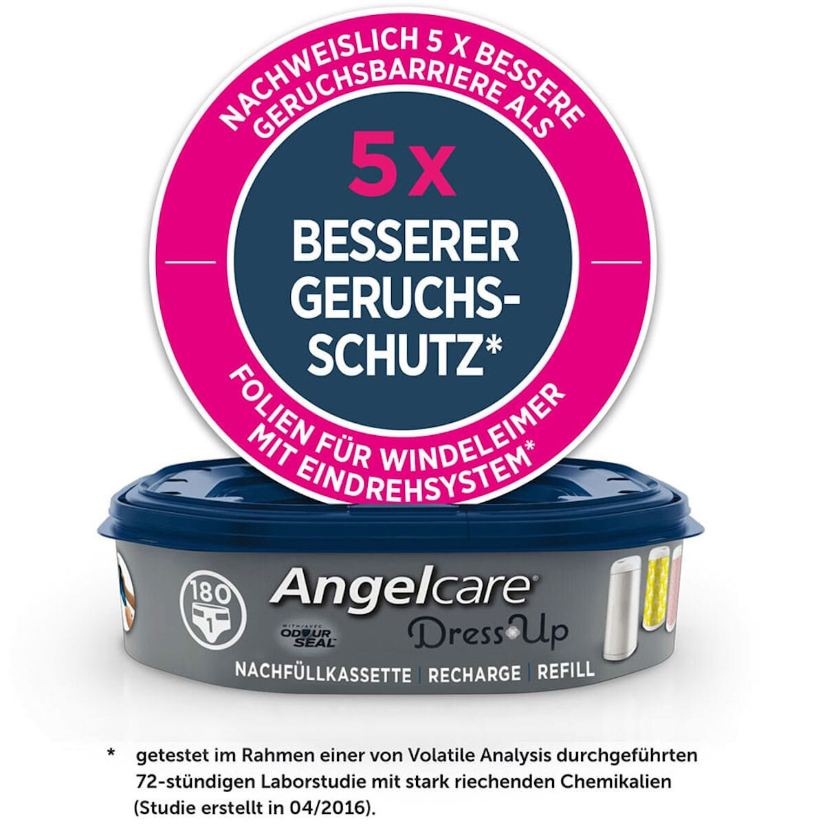 Angelcare Germany GmbH Angelcare Nachfüllkassetten für Windeleimer Dress-Up und Classic XL