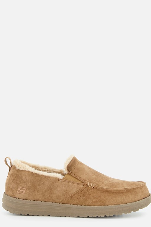 Skechers Melson Willmore pantoffels cognac