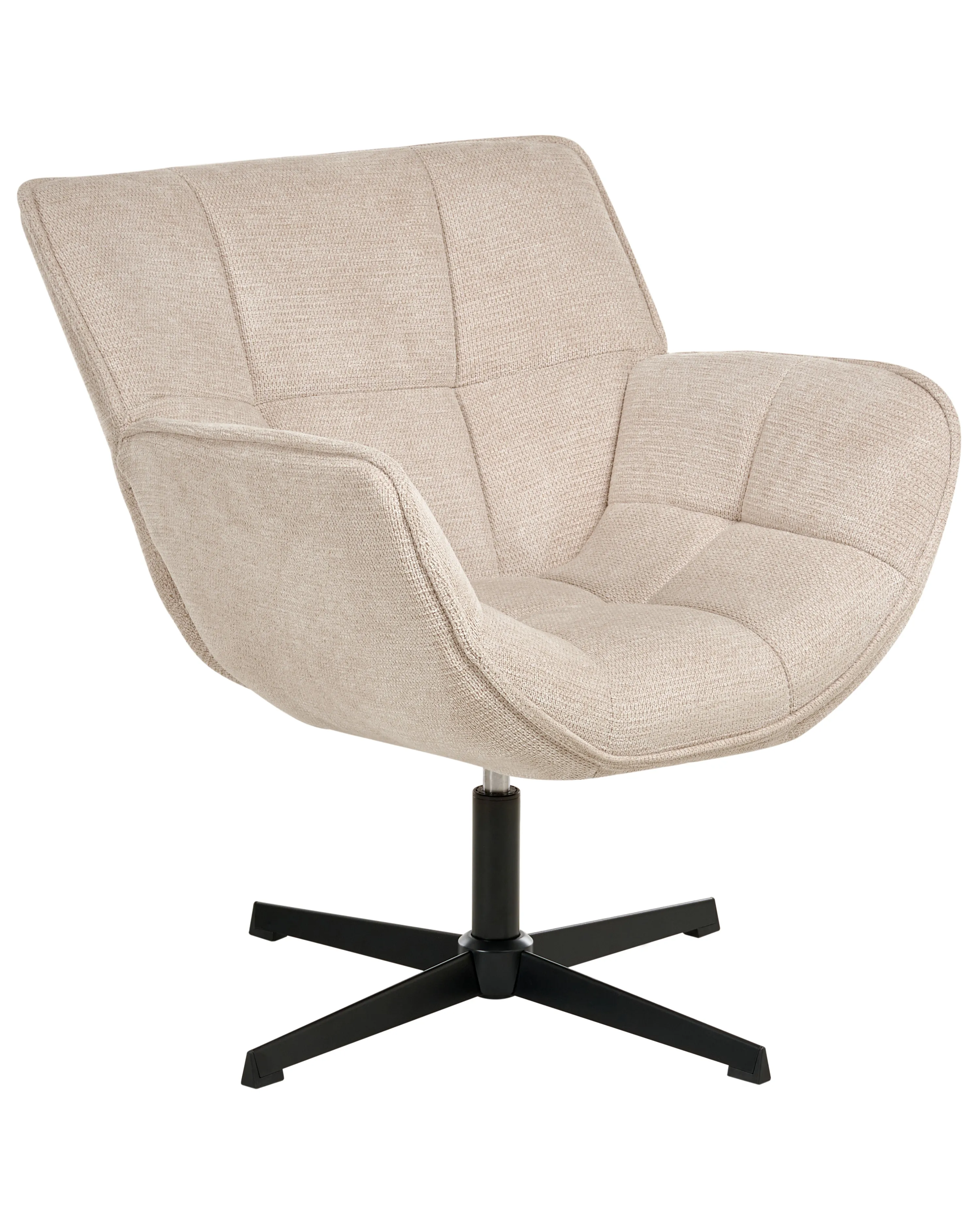 Draaifauteuil AUMA Stof Beige