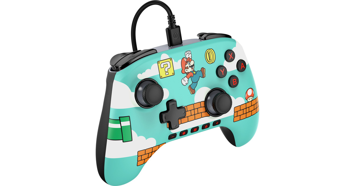 PowerAAdvantage bedrade controller voor Nintendo Switch 2 - Mario-tijd