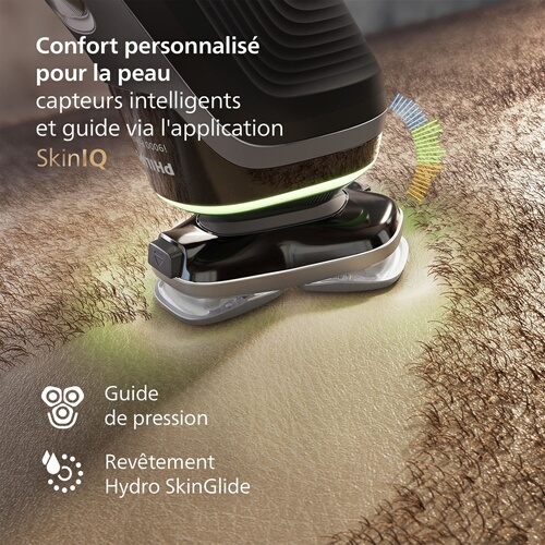 Rasoir électrique Philips XP9202/10 100 % étanche Serie i9000 prestige avec SkinIQ