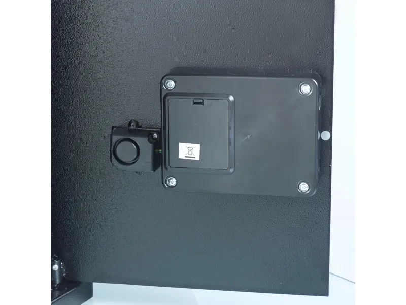 Yale YLC/200/DB2, Fritstående pengeskab, Sort, 2 nøgler, Kombinationslås, Elektronisk, 24 L, Gulv/væg, Batteri