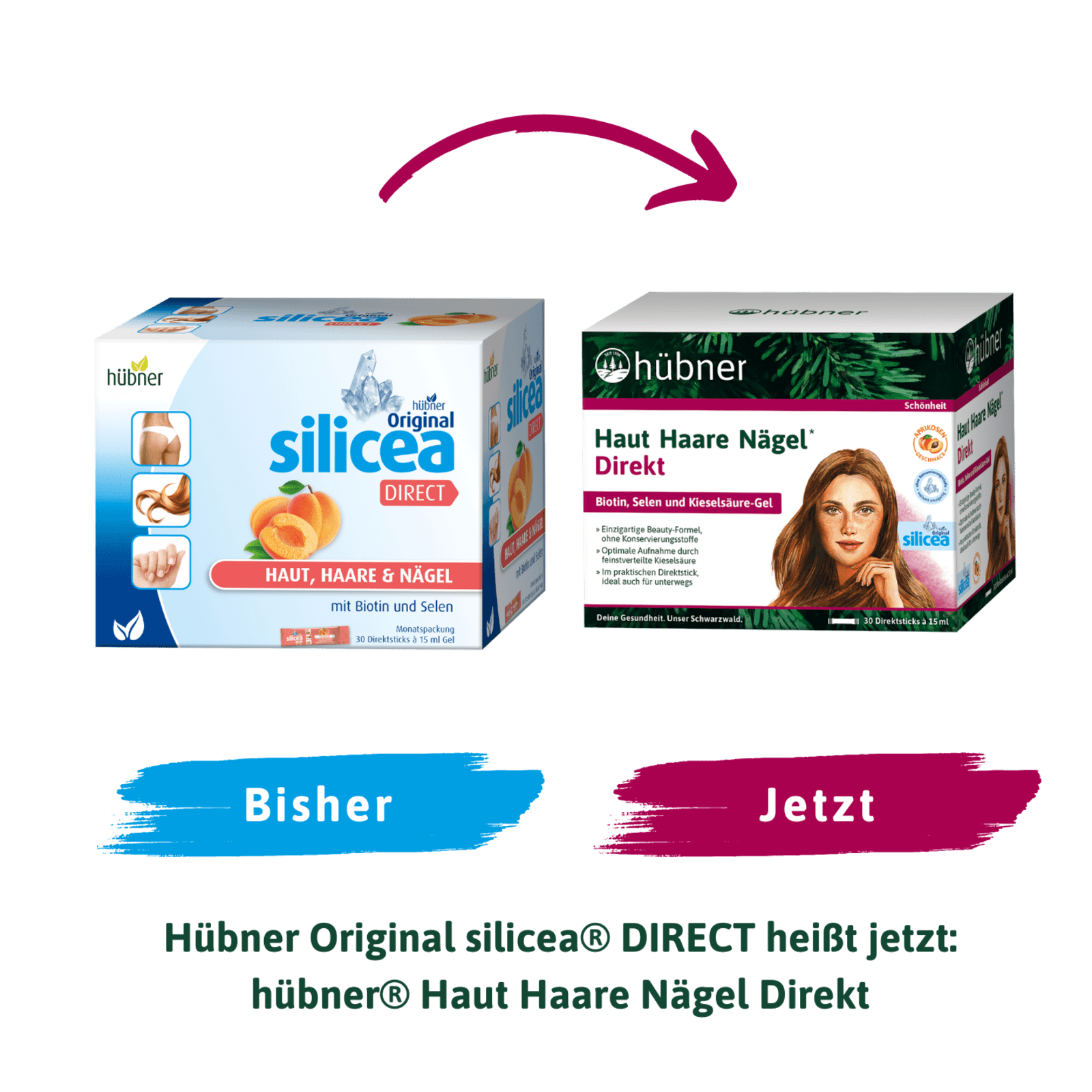 Original silicea® Haut Haare Nägel Direct Aprikose (30x15ml)