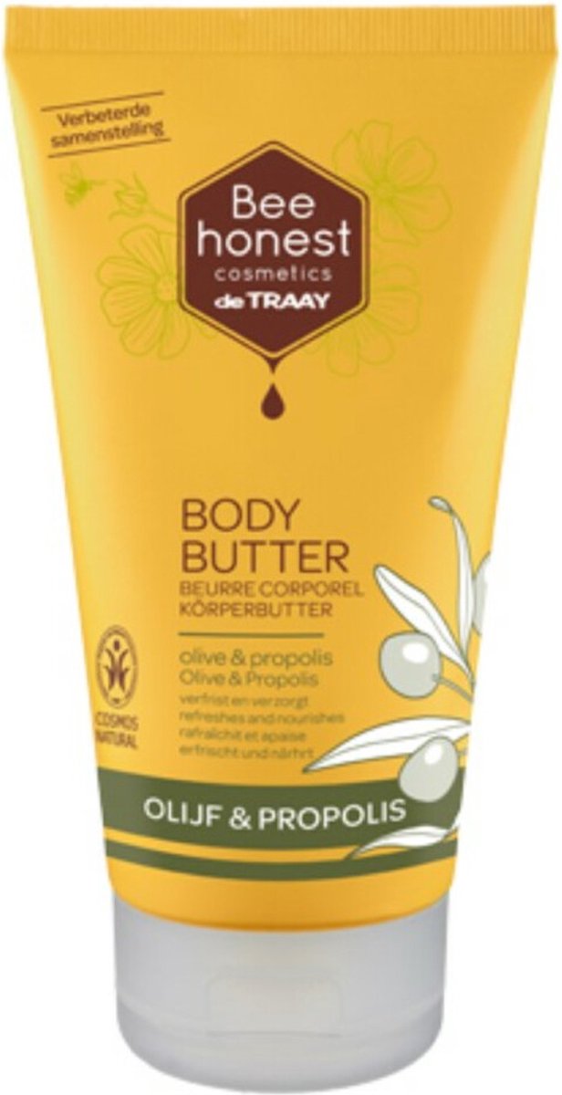 Bee Honest Bodybutter olijf & propolis (150 ml)