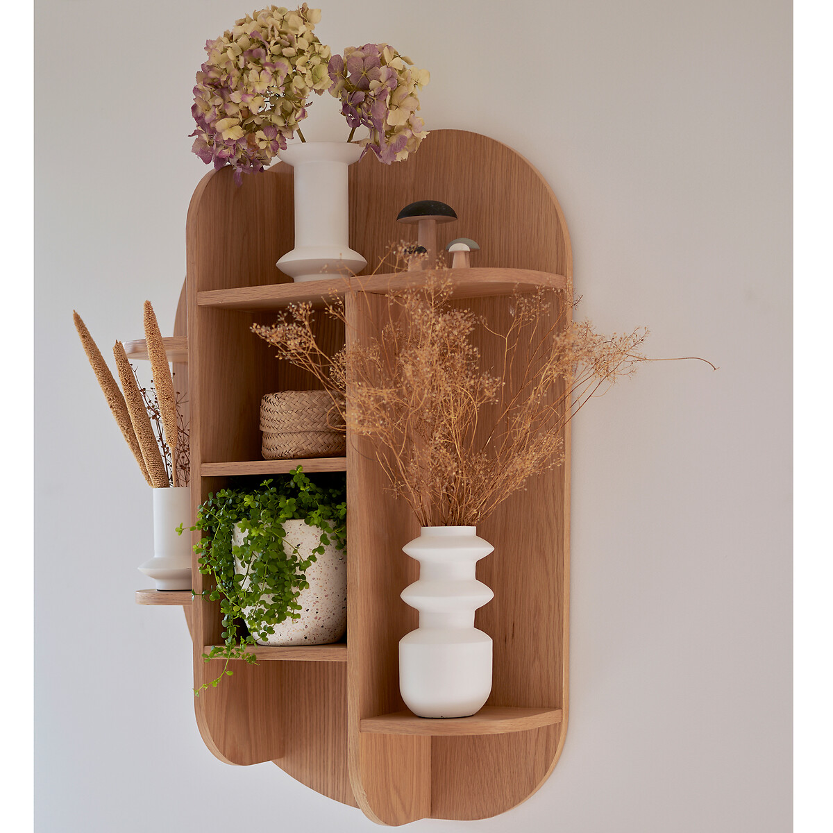 LA REDOUTE INTERIEURS<br>Rack de parede em carvalho, Mila