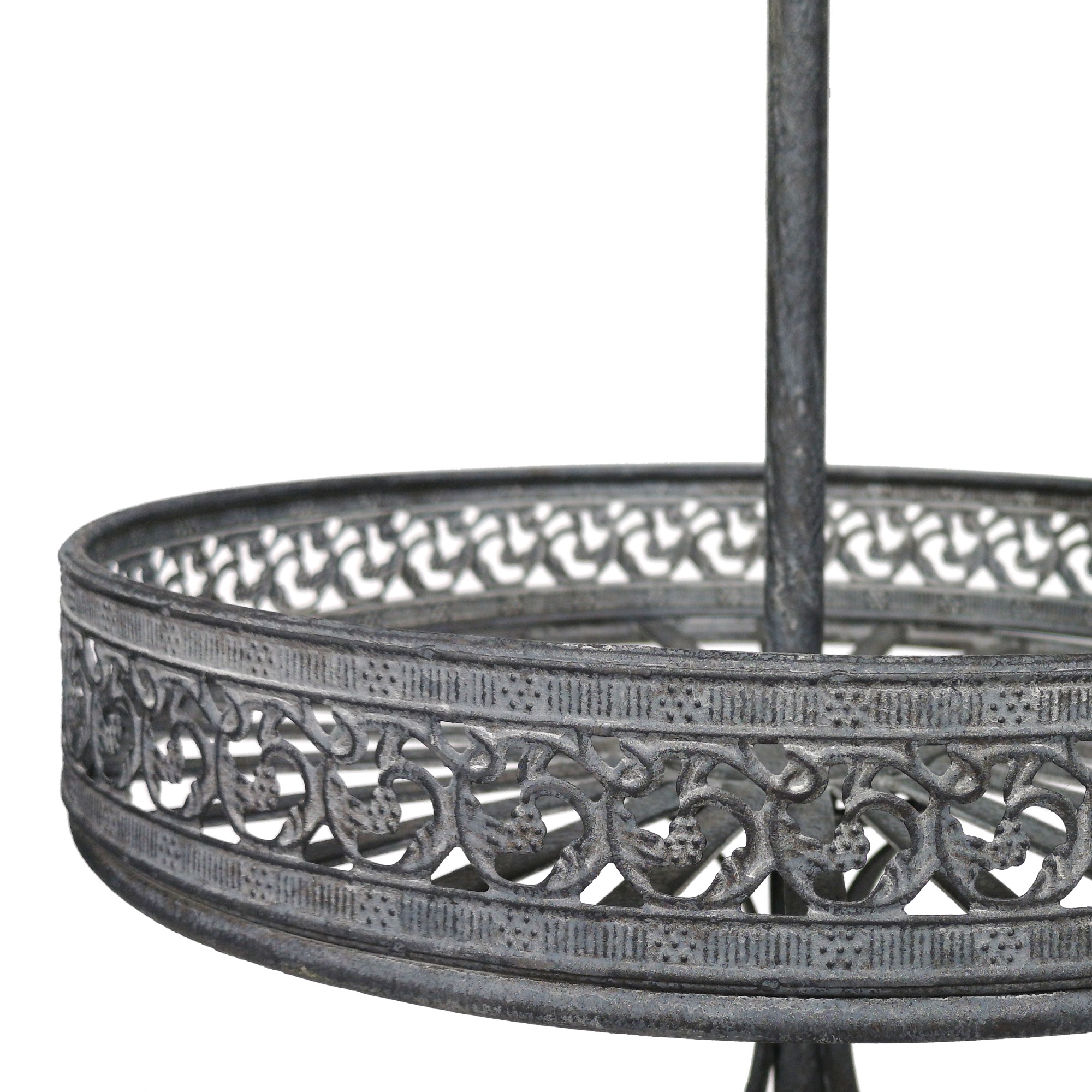 Pflanzenständer 'Louna' mit 2 Etagen, Metall, H 137 cm, Ø 60 cm günstig bestellen