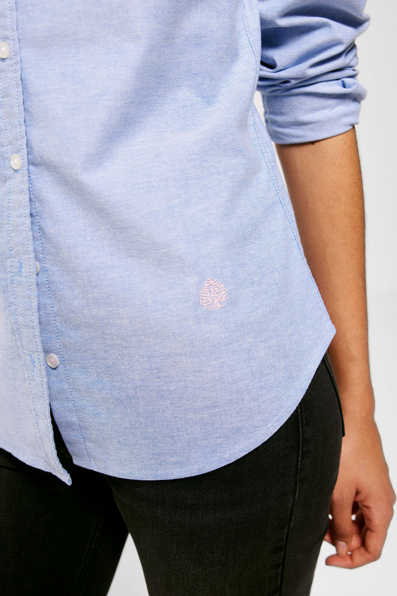 Camisa Oxford de Algodão