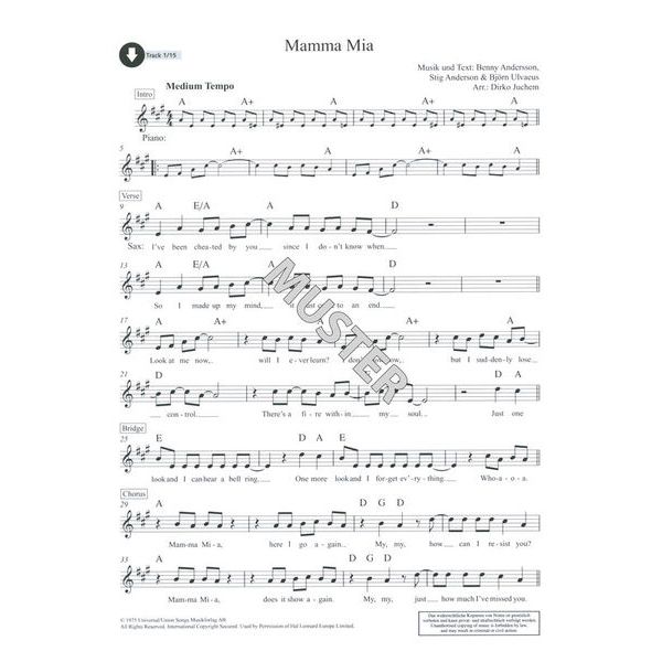 Schott Abba Classics A-Sax