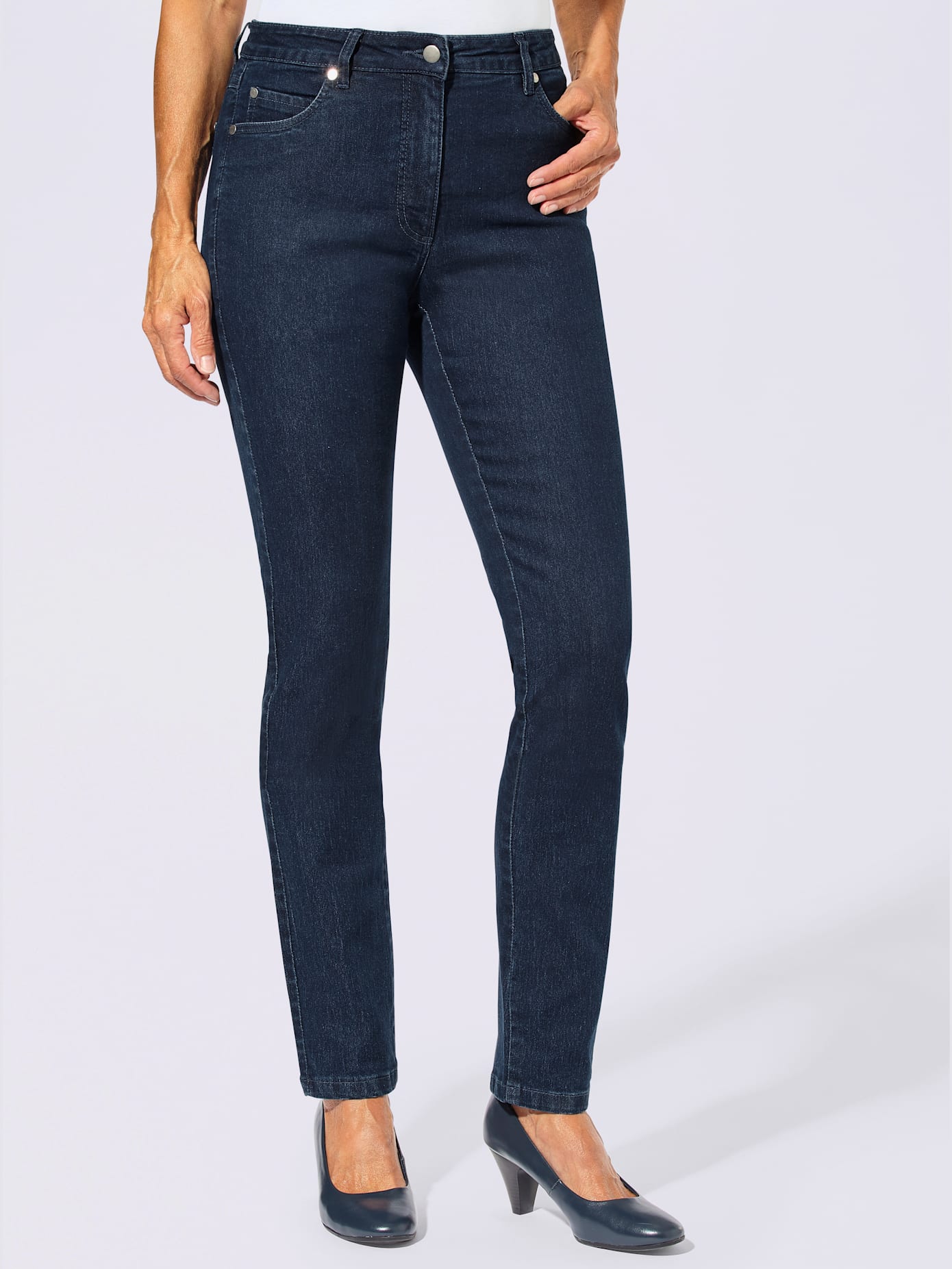 Jean femme affinant coupe droite