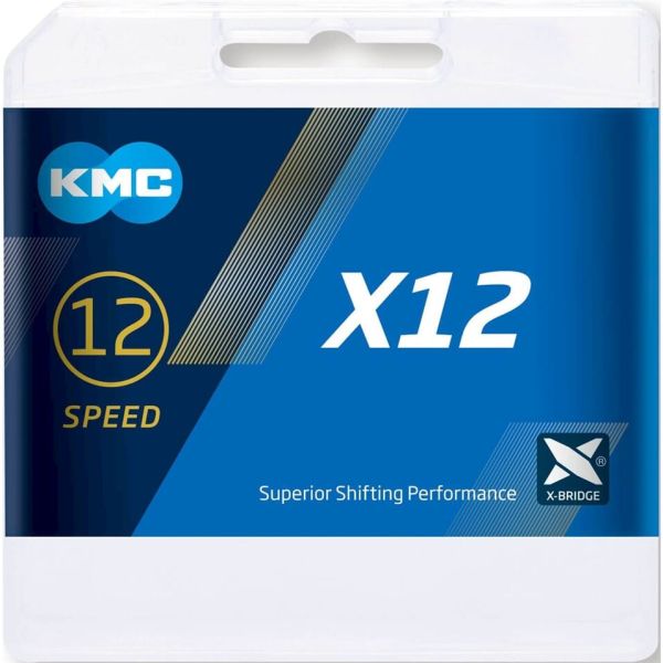 KMC X12 Aurora Blue 12-Speed Kæde, 126 Link