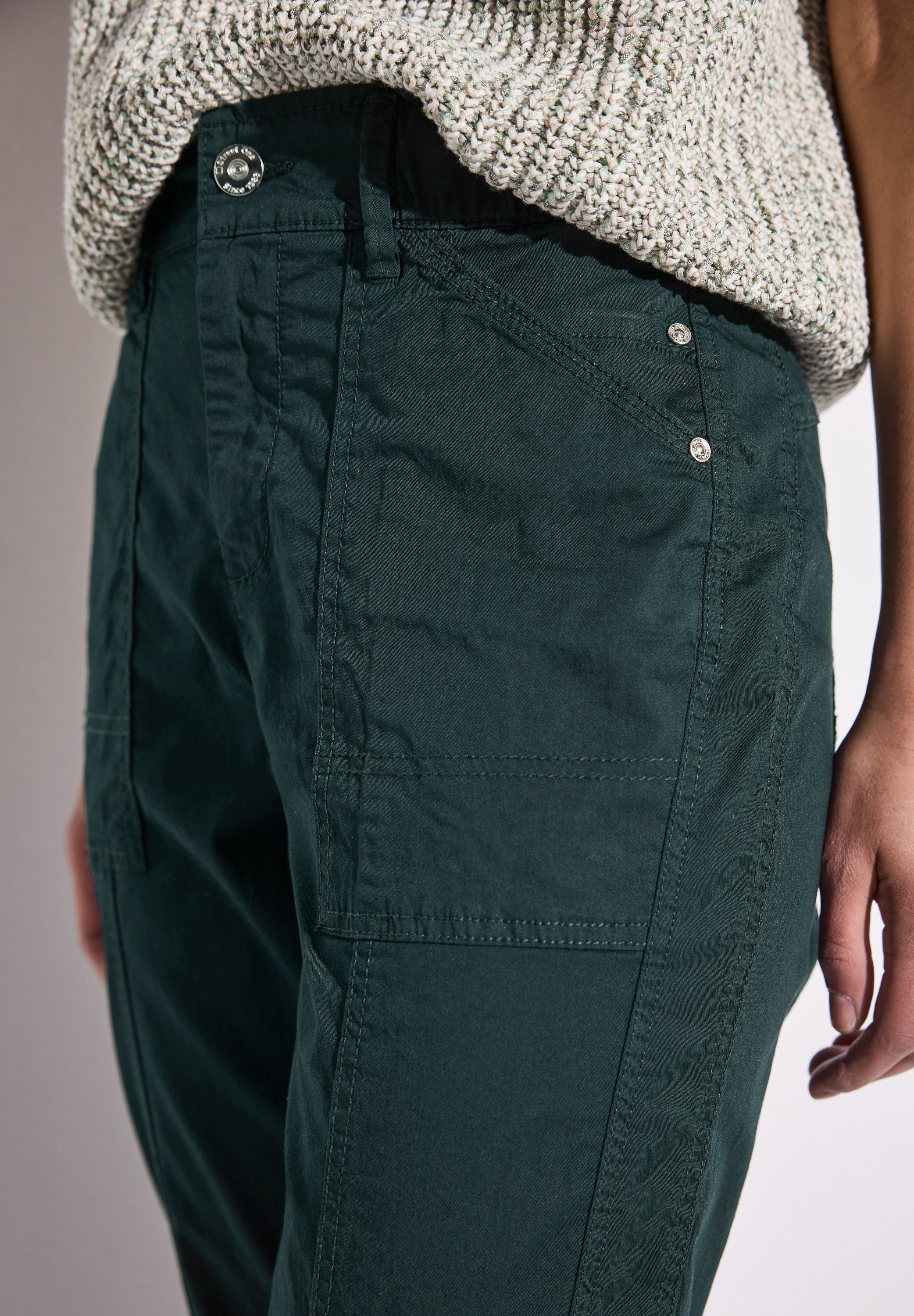 STREET ONE Paperbag-Hose  im Four-Pocket Style