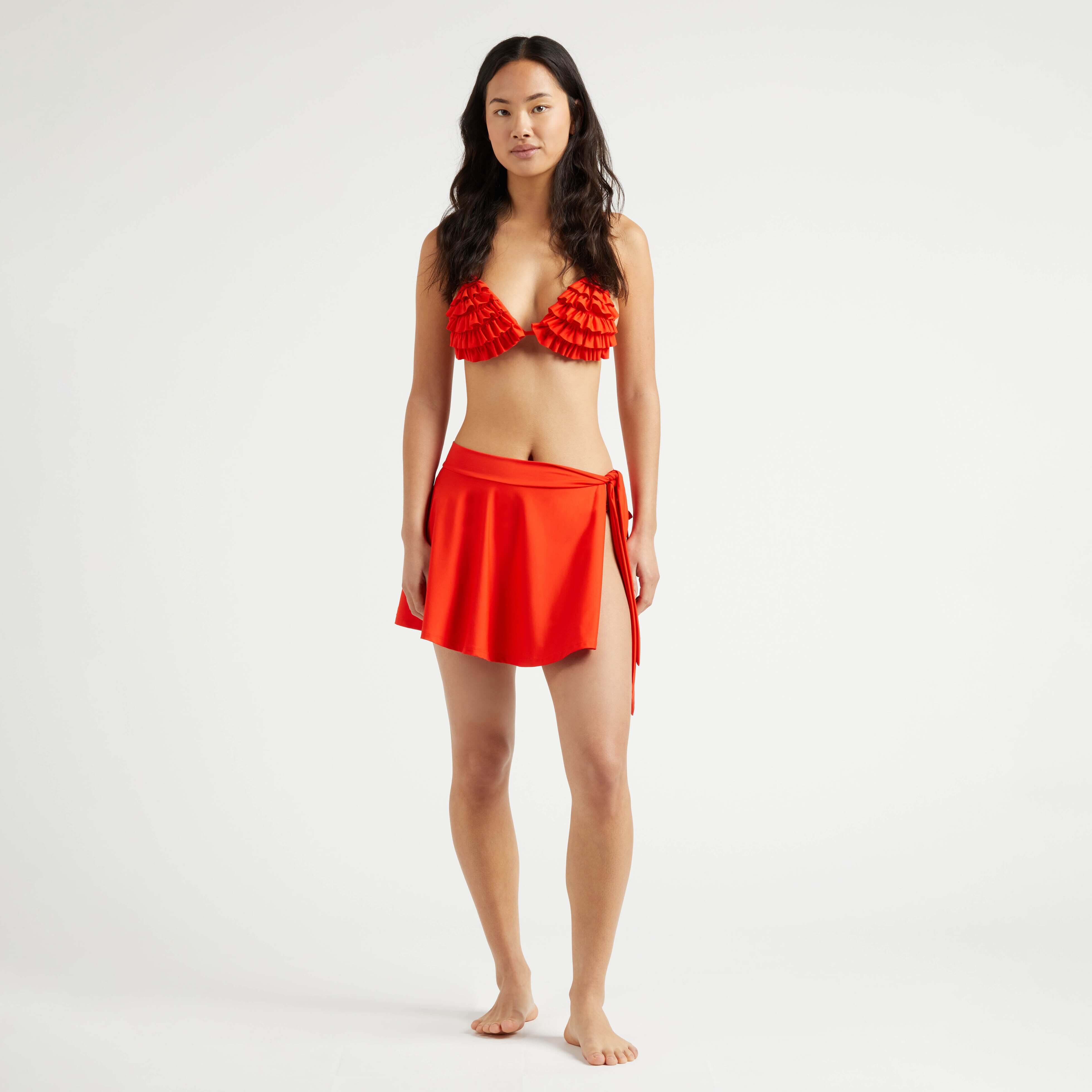 Jupe de Plage Femme Unie