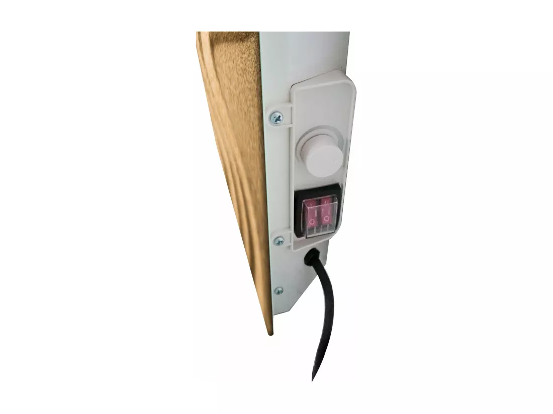 Radiateur sèche-serviettes électrique 1200 W blanc