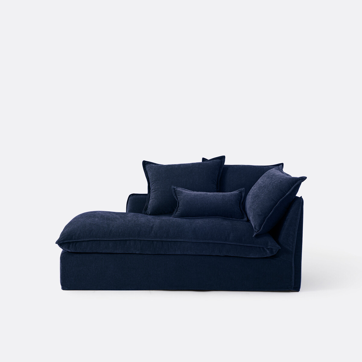 LA REDOUTE INTERIORS<br>Poltrona esquerda em poliéster mesclado, Odna