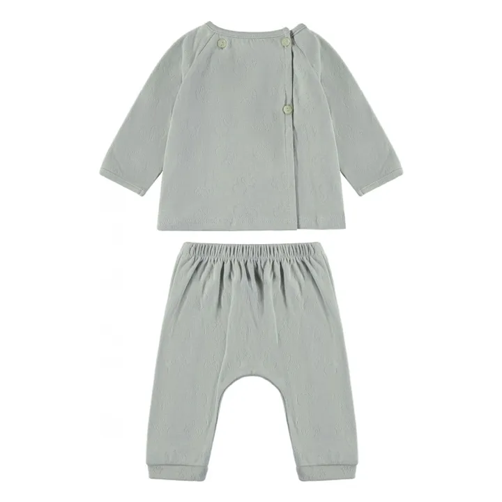 Risu Risu Ensemble Piccolo Coton Bio | Bleu