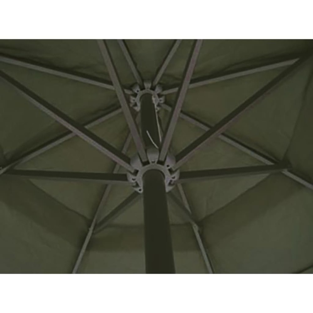 Parasol aluminium 500 cm vert