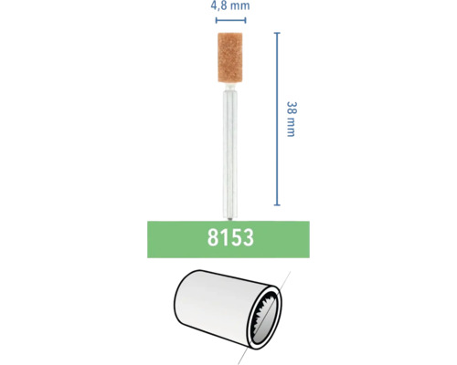 Dremel aluminiumoxide slijpsteen Ø 4,8 mm (8153) 3-pack