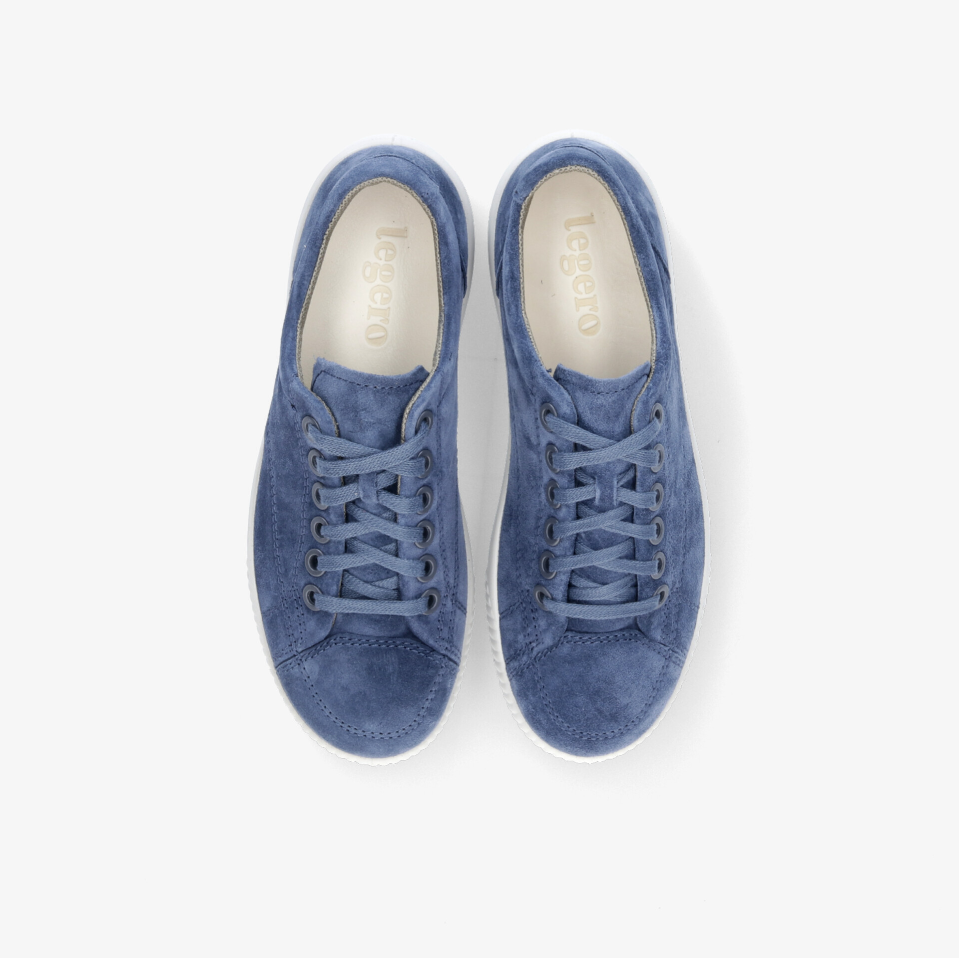 legero Damen Klassische Schnürer blau