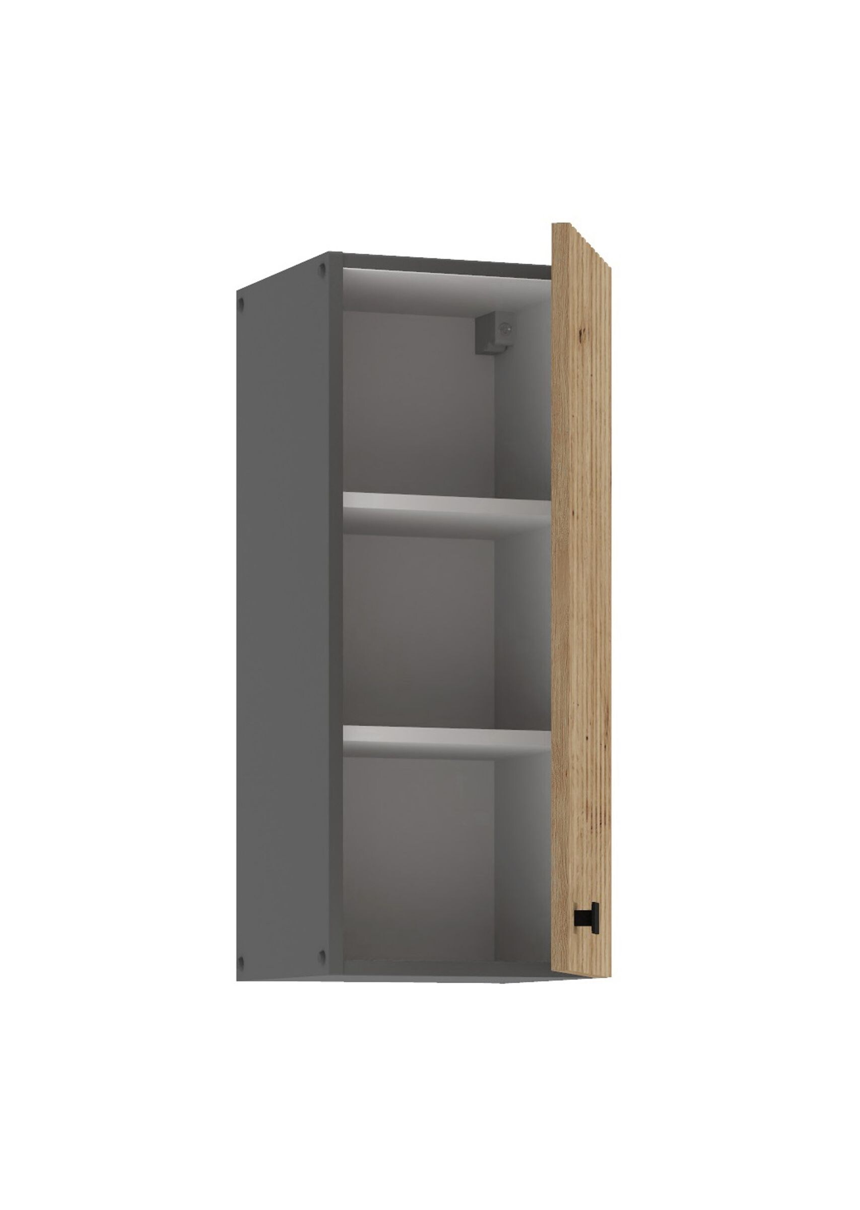 Küche AVA Artisan Hängeschrank 30 cm Lamellenoptik Küchenzeile Einbauküche