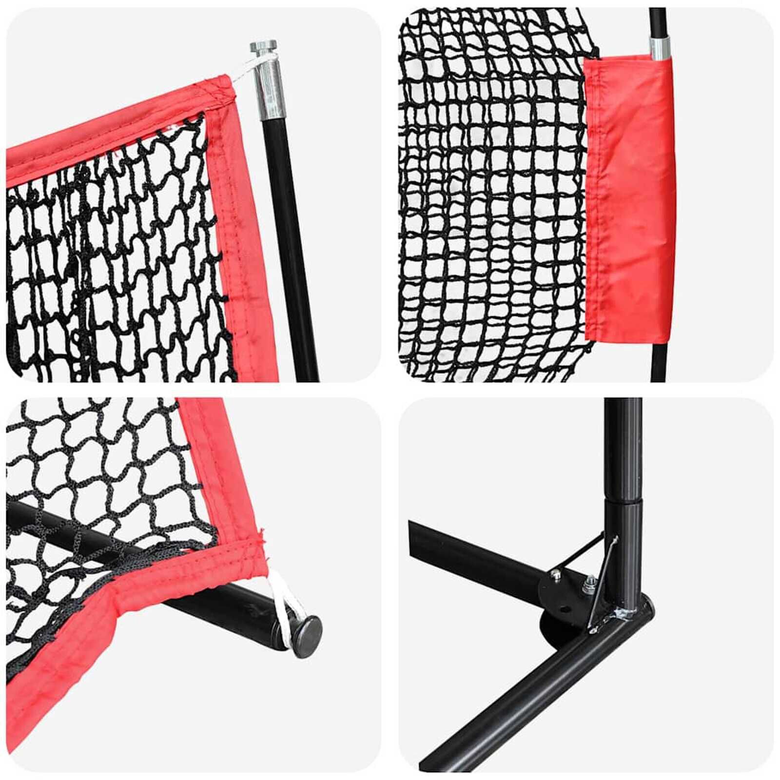 vidaXL Golftrainingshulpmiddel Zwart 309 x 93 x 216 cm Polyester