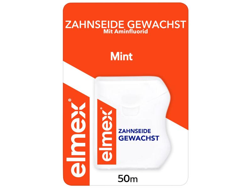 elmex Zahnseide gewachst 50 m Reinigung der Zahnzwischenräume
