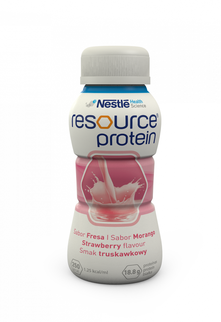 Resource Protein Sol Or Morango 200 Ml X4