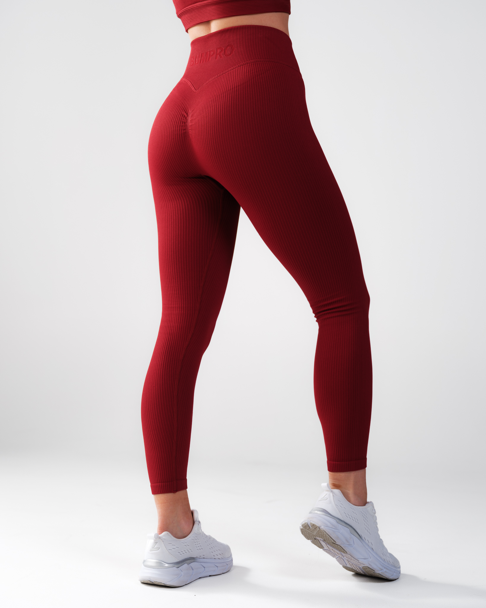 Bumpro Perfect Rib Scrunchie Tights Wine