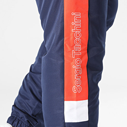 Pantalon Jogging Cross 40324 Bleu Marine Rouge