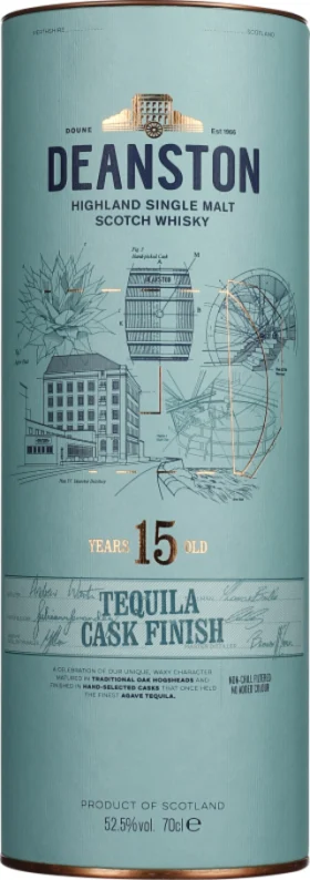 DEANSTON 15 YEARS 2007 TEQUILA CASK FINISH 70CL