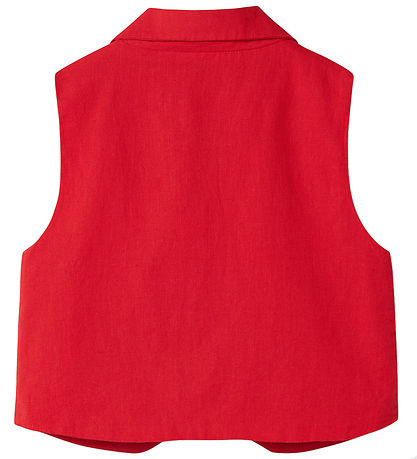 Name It Weste - NkfFalinnen - Karte - Chinesisch Rot