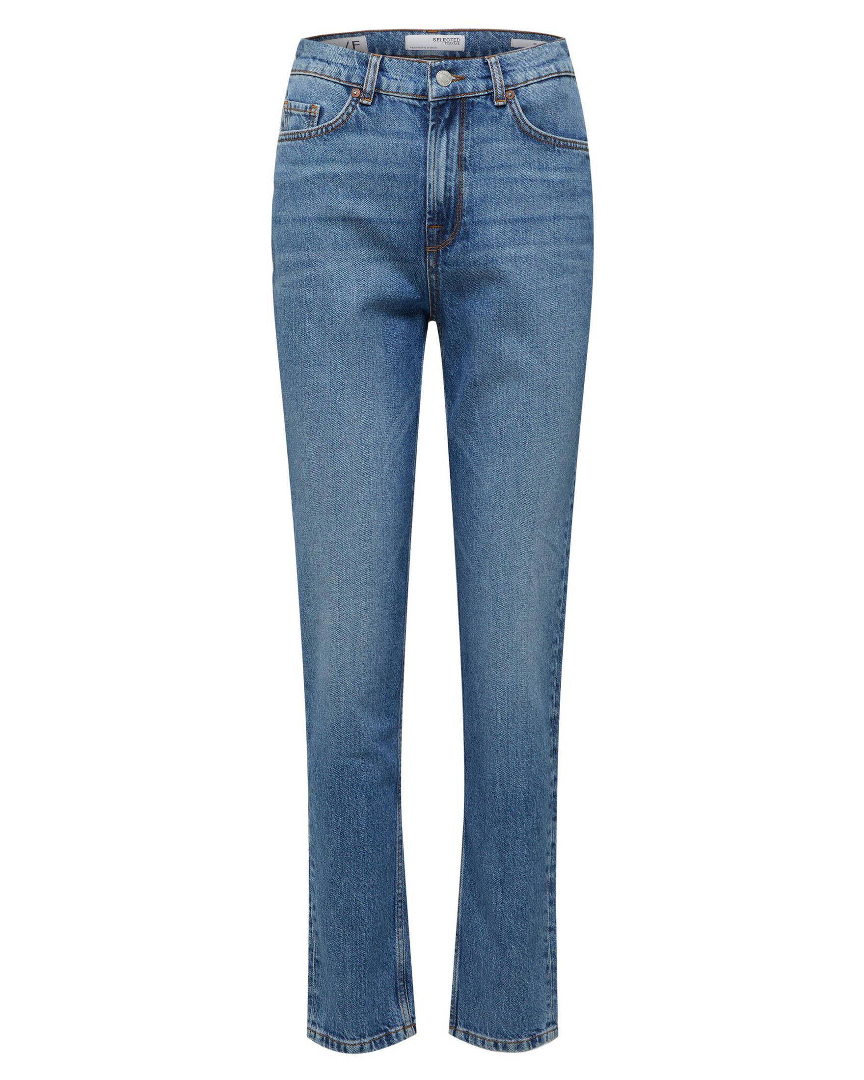 Selected Femme| Damen Jeans Slim Fit High Waist