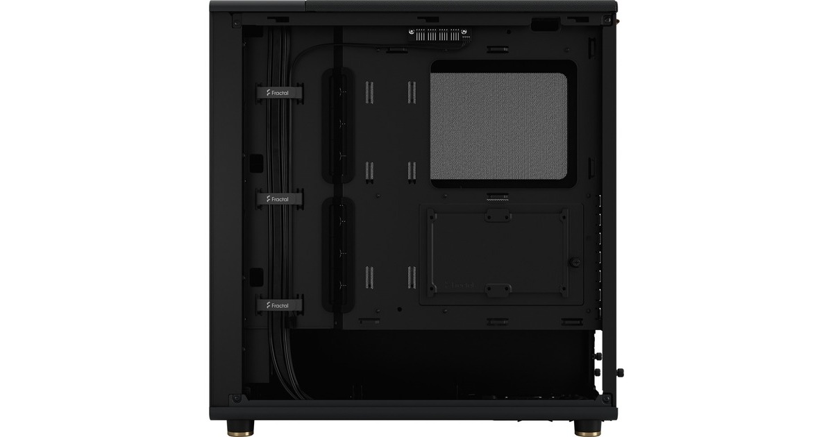 Fractal DesignNorth midi tower behuizing  (Zwart | 2x USB-A | 1x USB-C)