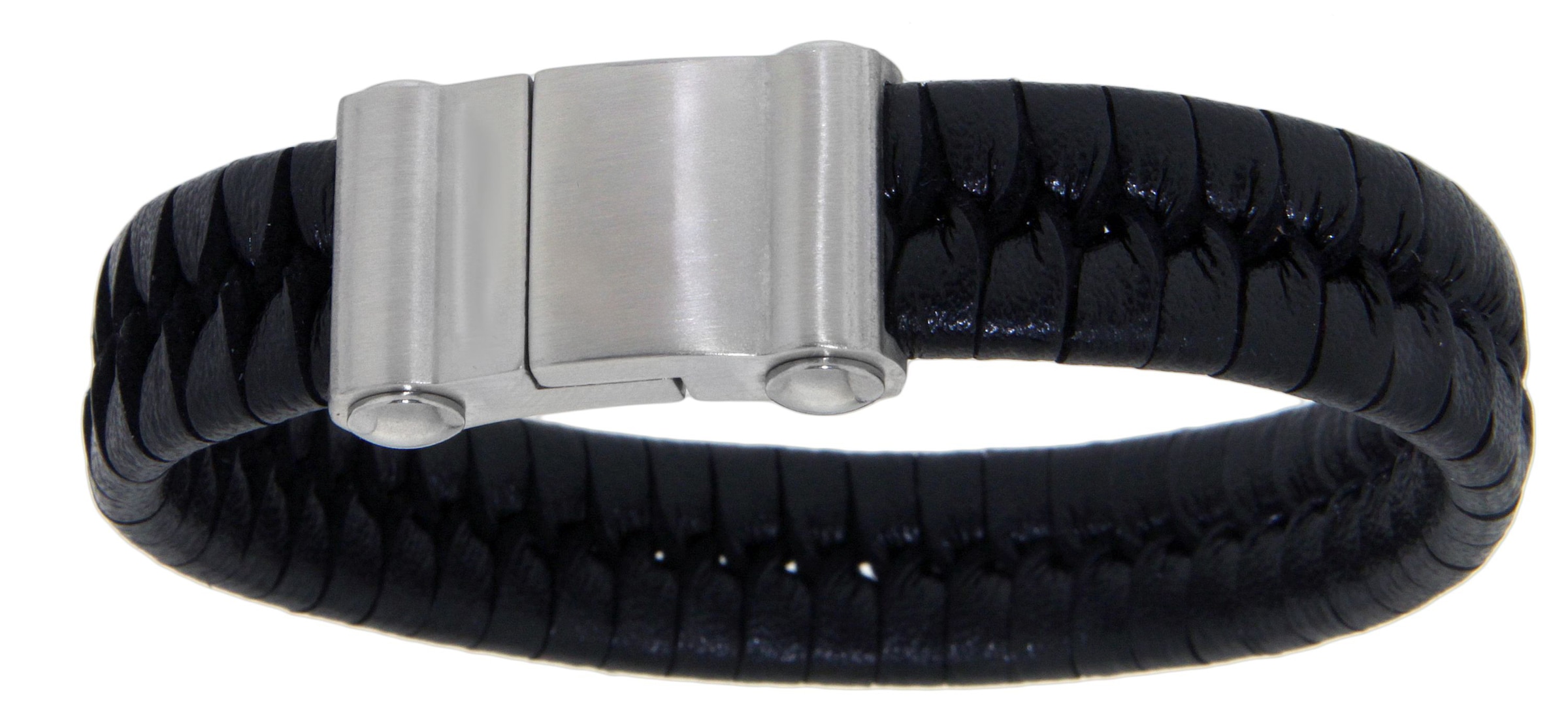 Firetti Armband »Schmuck Geschenk Lederarmband, Verschluss gravierbar«